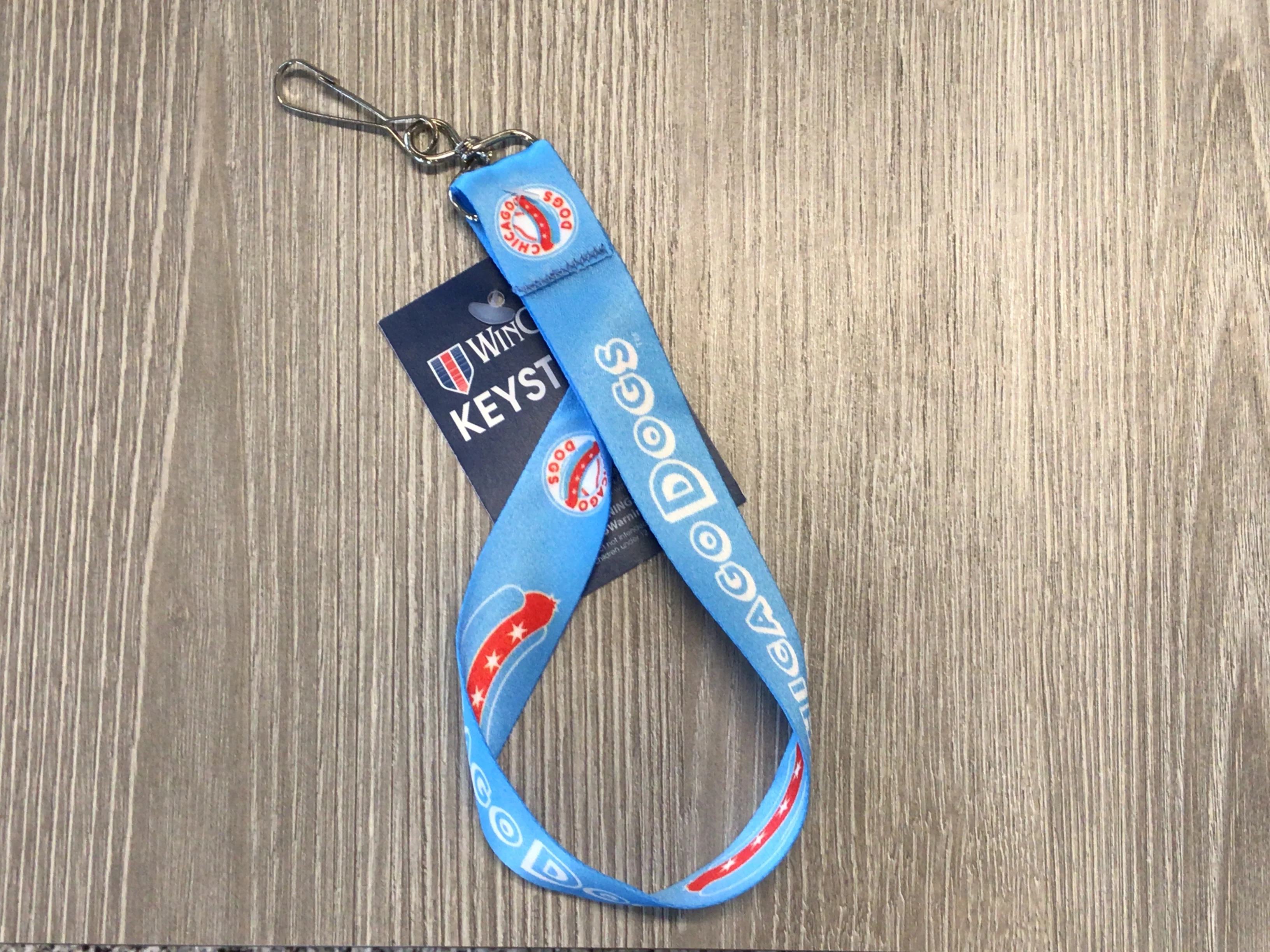 CHICAGO DOG PERFORMANCE LOGO KEYSTRAP