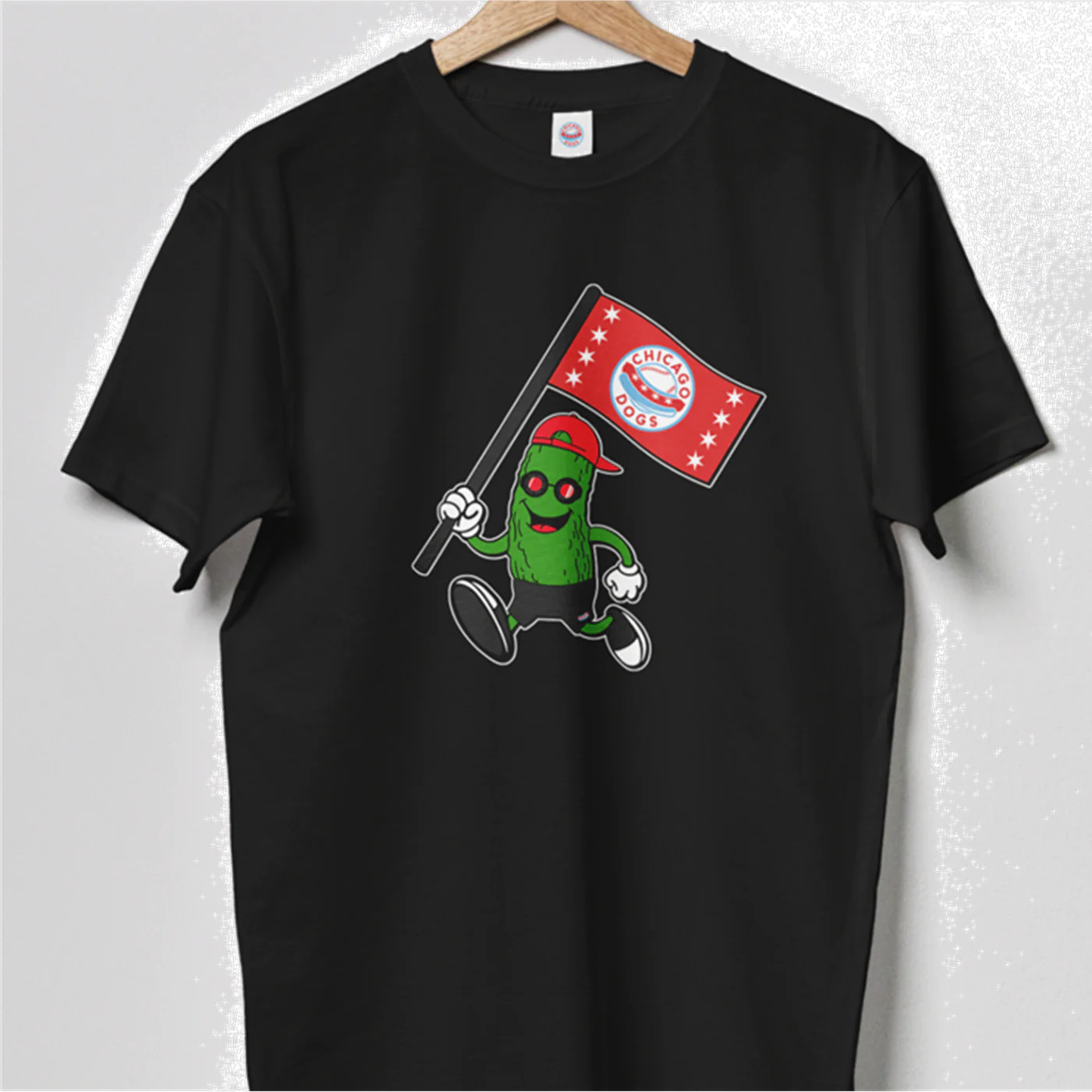 DOGS RALLY PICKLE SS TEE-BLACK