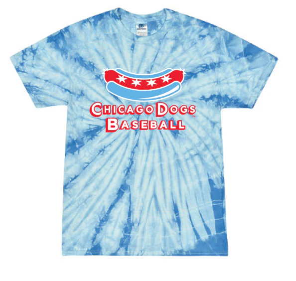 CHICAGO DOGS MEN'S TIE DYE TEE