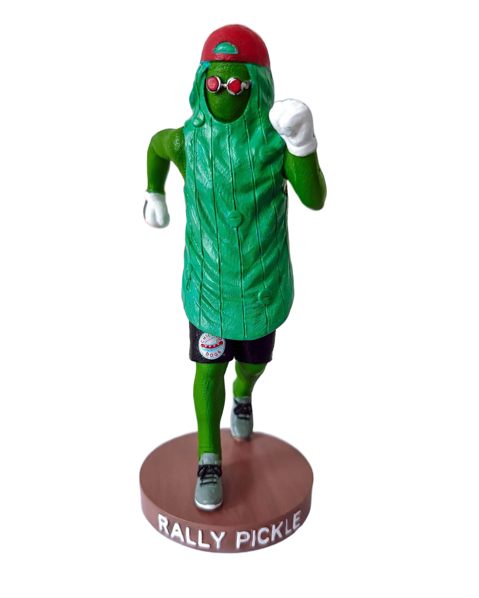 Chicago Dogs Rally Pickle Mascot Bobble Head