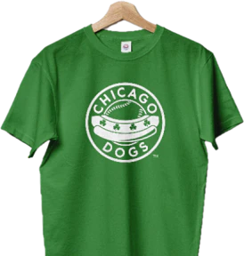 Chicago Dogs St Patricks T Shirt Youth
