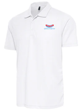 Chicago Dogs White Secondary Logo Polo