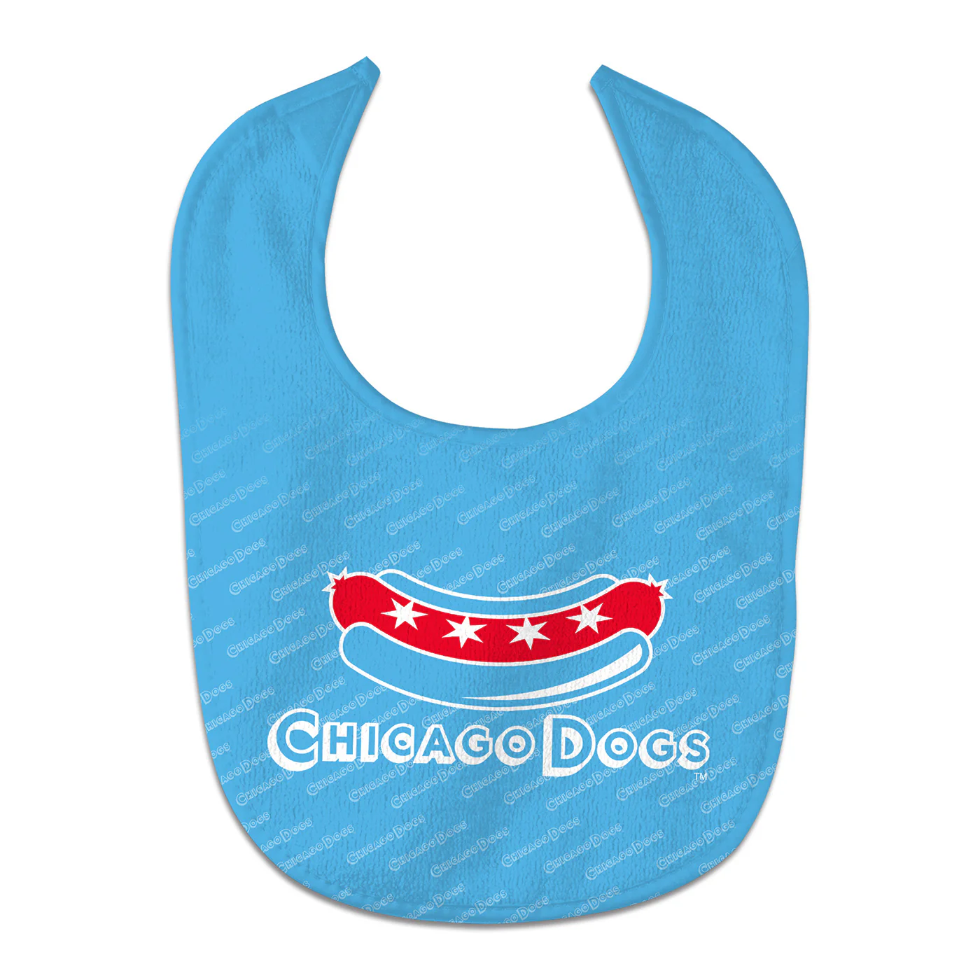 Chicago Dogs WinCraft Secondary Logo Baby Bib - Blue